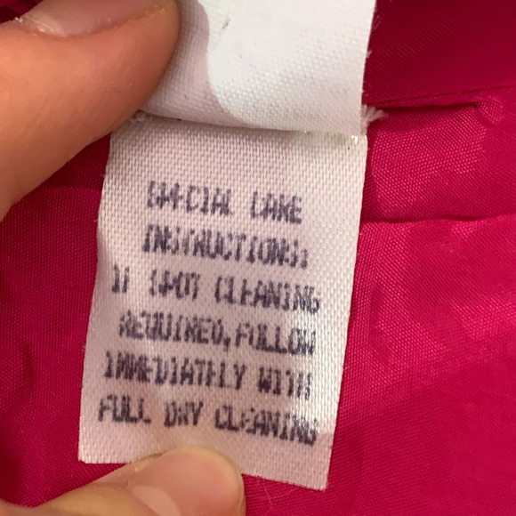 VTG Y2K bebe Fuscia Pink Blazer with Black Trim 2 - Picture 10 of 16